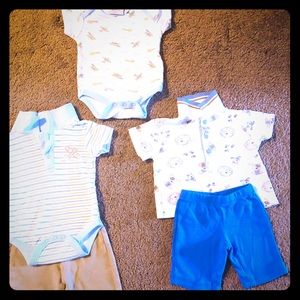 Newborn Baby boy lot (6pcs)
